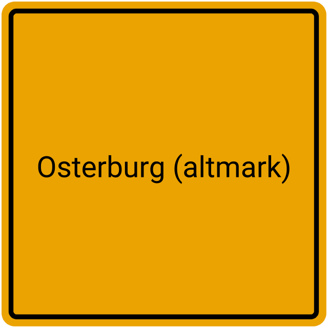 Meldebestätigung Osterburg (Altmark)